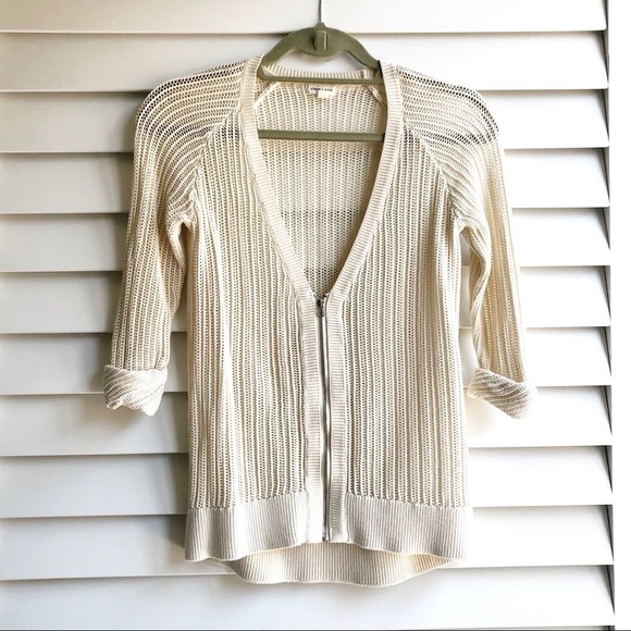 UO Silence + Noise Mesh Cardigan Sweater - Picture 4 of 10